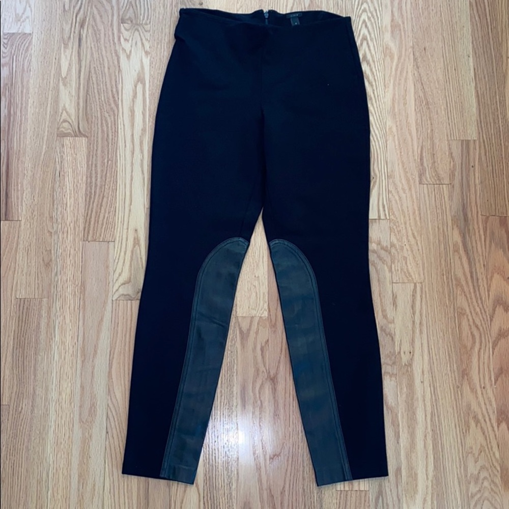 J. Crew Pixie Riding Pants Faux Leather Size 6 - Picture 2 of 7